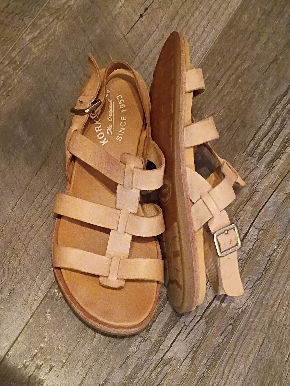 Kork-Ease Yoga Light Tan Sandals